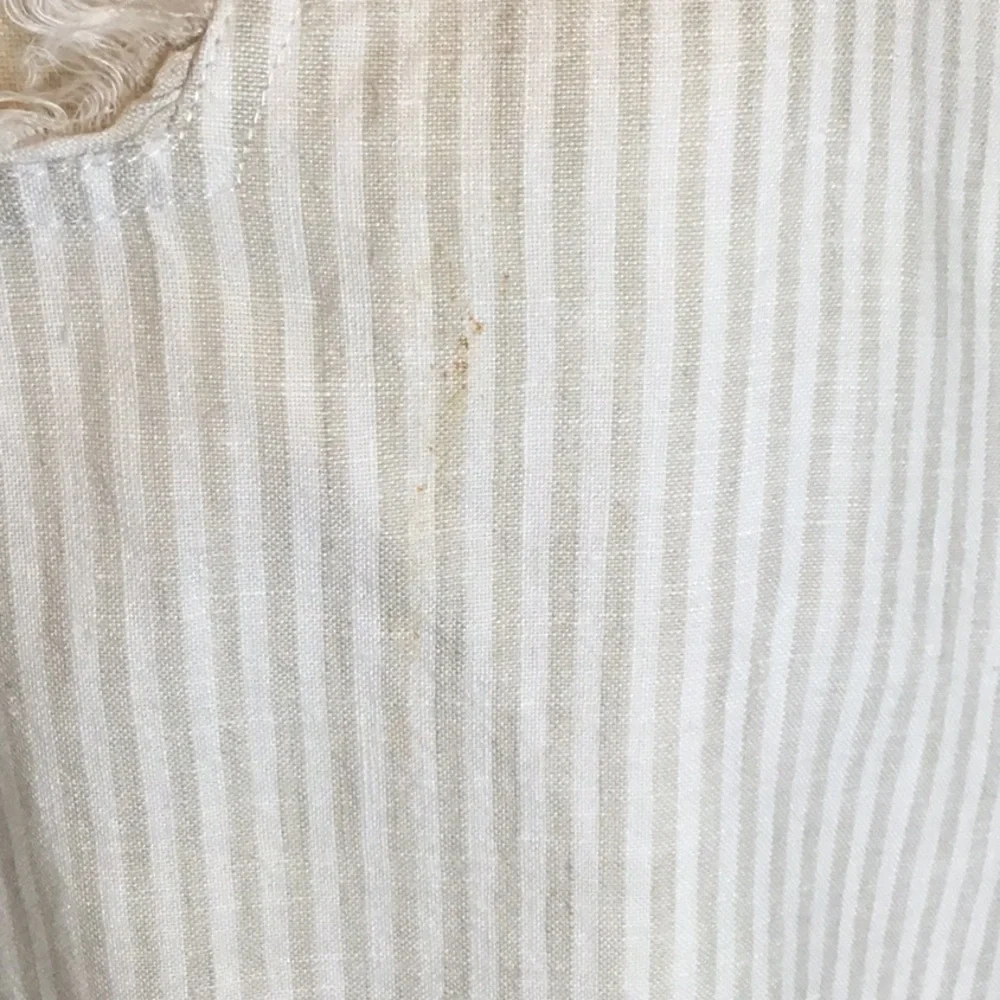 Tommy Bahama Two Palms Ruffle White/tan Striped Shift Dress - Picture 8 of 12